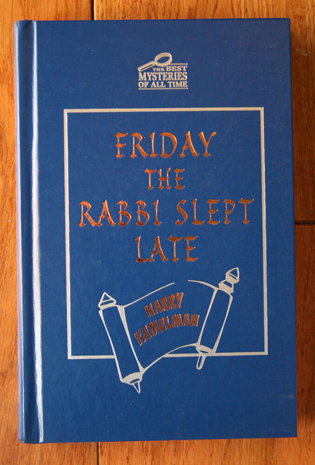 Friday the Rabbi Slept Late by Harry Kemelman 2007 Impress Mystery w/ Insert