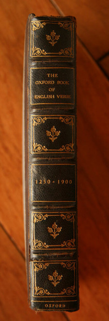 The Oxford Book of English Verse 1250-1900 Arthur Quiller-Couch 1925 Leather
