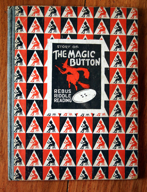 Story of The Magic Button by Rebus Riddle Reading 1928 Charles E. Graham Antique