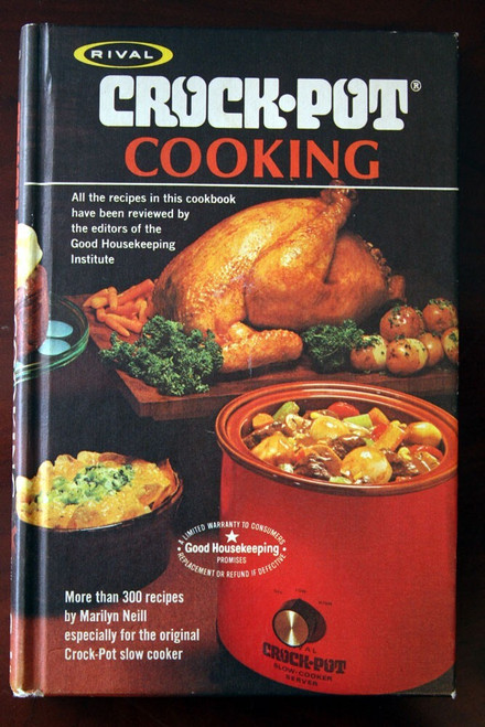 Rival CROCK-POT COOKING 1975 Hardcover Cookbook Marilyn Neill EXCELLENT