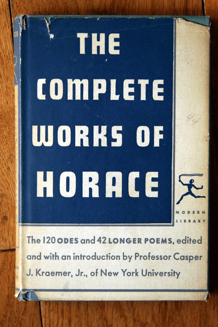 The Complete Works of Horace 1936 Modern Library #141 Casper J. Kraemer HC/DJ