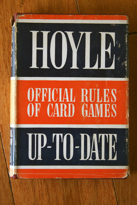 HOYLE UP-TO-DATE Official Rules of Card Games 1946 HC/DJ 44th Edition Vintage