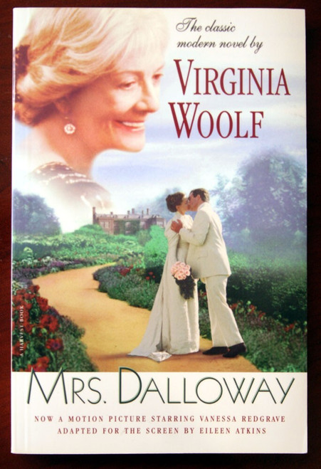 MRS. DALLOWAY Virginia Woolf 1997 Harvest Paperback Vanessa Redgrave Movie Cover