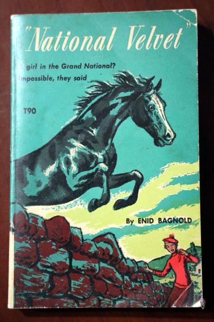 NATIONAL VELVET by Enid Bagnold 1960 Vintage Scholastic Paperback T90 HORSE