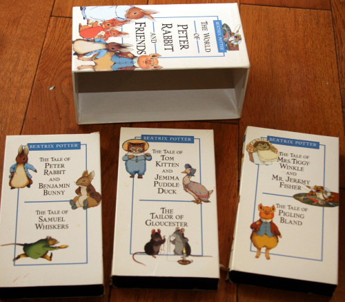 The World of PETER RABBIT AND FRIENDS Beatrix Potter VHS Boxed Set 1993