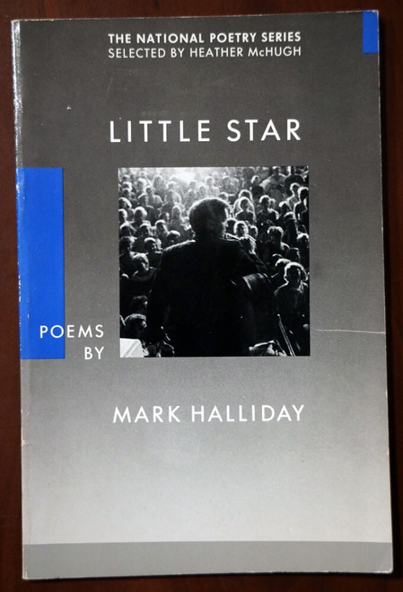 LITTLE STAR Poems by Mark Halliday 1987 First Edition Vintage Poetry Book RARE