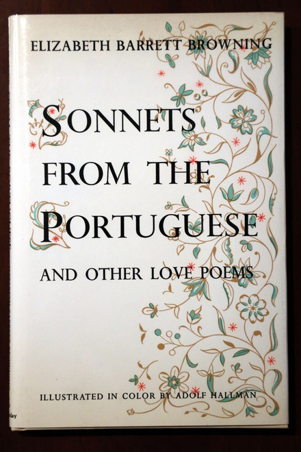 Sonnets from the Portuguese by Elizabeth Barrett Browning 1954 HC/DJ ILLUSTRATED