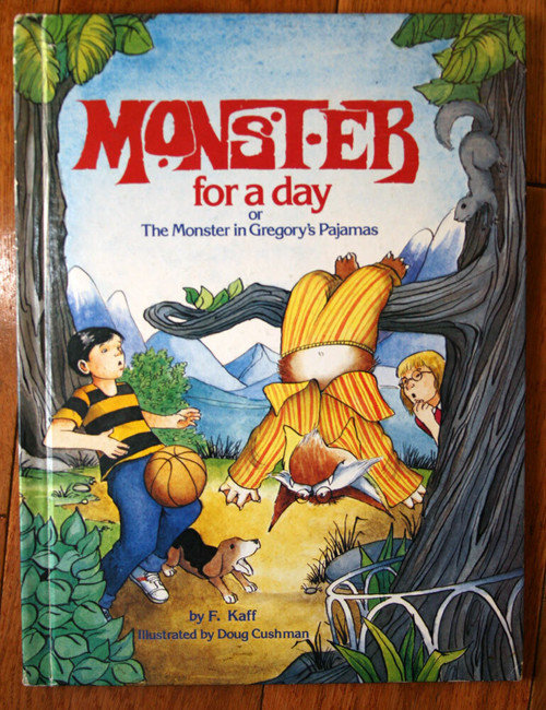 MONSTER FOR A DAY by F. Kaff & Doug Cushman 1979 Vintage - Gregory's Pajamas