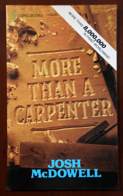 More Than a Carpenter by Josh McDowell 1977 Vintage Paperback Christian/Religion