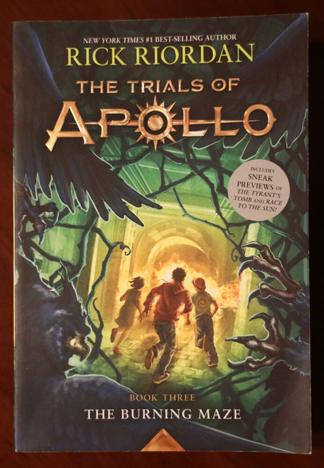 The Trials of Apollo by Rick Riordan Book Three: The Burning Maze 2019 Paperback