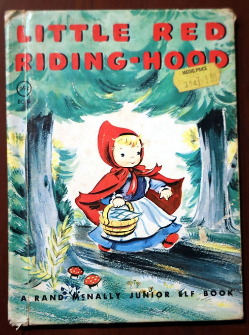 Little Red Riding Hood 1950 Rand McNally Elf Book #8004 Esther Friend Illustrate