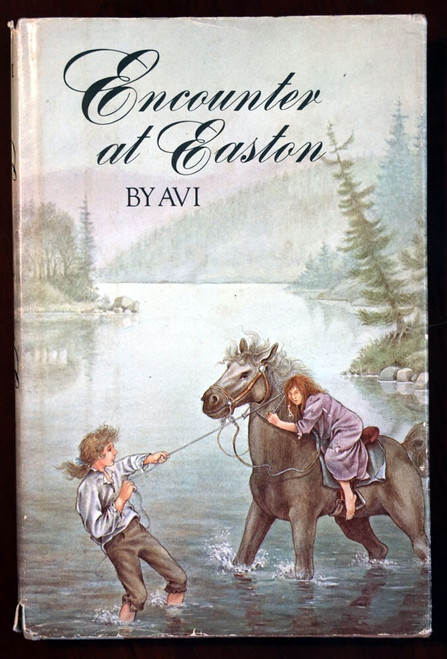 Encounter at Easton by AVI 1980 HC/DJ SIGNED First Edition 1st Pr Pantheon Books