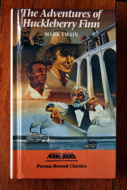 The Adventures of Huckleberry Finn by Mark Twain Perma-Bound Classic 1988 HC