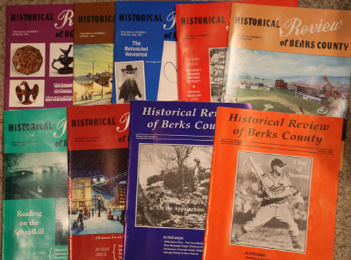Historical Review of Berks County 1997-1999 - Pennsylvania - 9 Issues Reading PA