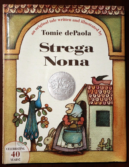 STREGA NONA by Tomie dePaola HAND- SIGNED 1975 HC/DJ Hardcover Folklore ITALY