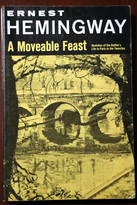 A Moveable Feast by Ernest Hemingway 1964 Scribner Trade Paperback Paris France