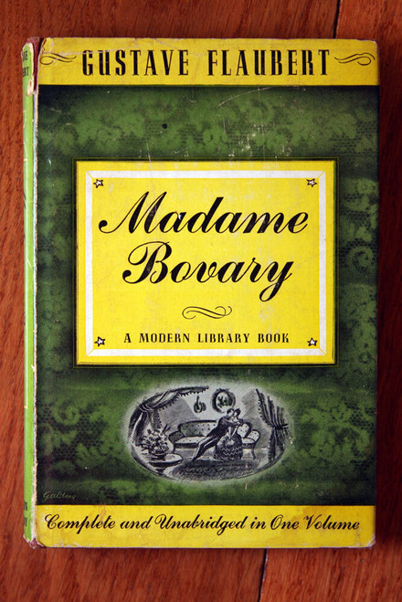 MADAME BOVARY by Gustave Falubert 1950 HC/DJ Modern Library #28 Vintage Book