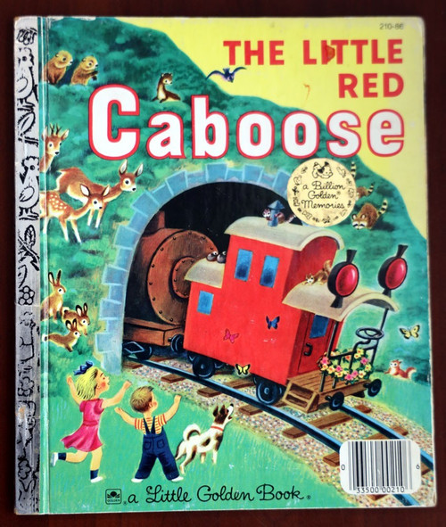 The Little Red Caboose 1953 Little Golden Book Illustrated by Tibor Gergely LGB