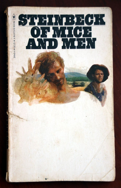Of Mice and Men by John Steinbeck 1982 Vintage Paperback Bantam Books #20945-0