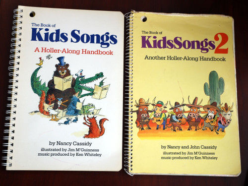 The Book of Kids Songs HOLLER-ALONG Handbook by Nancy Cassidy Music Book Set
