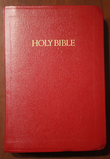 Vintage Cokesbury HOLY BIBLE 1990 NRSV Study Helps/Concordance RED LETTER Ed.