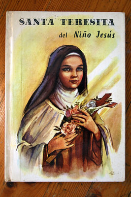 SANTA TERESITA del NINO JESUS (1963) Spanish ILLUSTRATED Vintage Book Hardcover