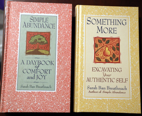 SARAH BAN BREATHNACH Book Set - Simple Abundance 1995 / Something More 1998