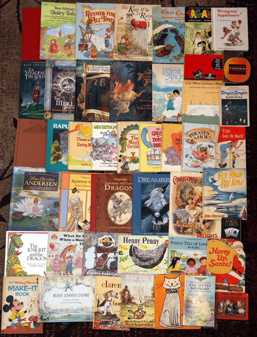Huge Lot Vintage Children's Books Disney, Weekly Reader, Parents Magazine Press
