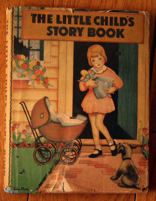 The Little Child's Story Book 1935 HC/DJ Iona Plath Art ILLUSTRATED Saalfield