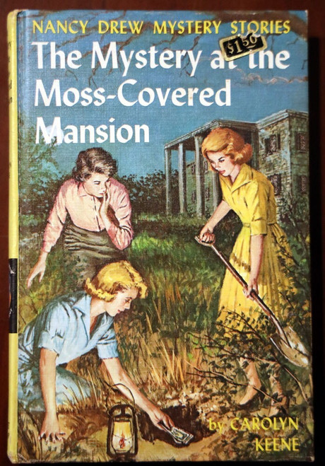 Mystery at Moss-Covered Mansion by Carolyn Keene #18 Nancy Drew c 1941 Hardcover
