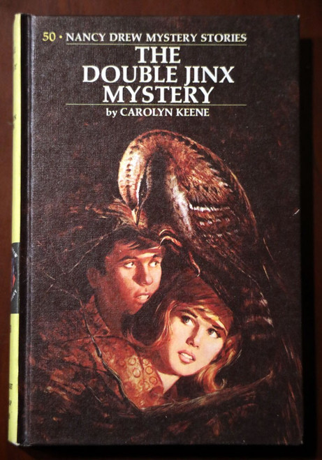 The Double Jinx Mystery by Carolyn Keene #50 Nancy Drew 1973 Yellow Hardcover