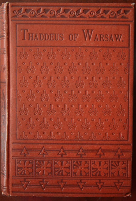 THADDEUS OF WARSAW by Miss Jane Porter 1884 Antique Hardcover Book