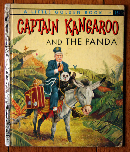 Captain Kangaroo & the Panda by Kathleen Daly 1957 Little Golden #278 "A" CBS TV