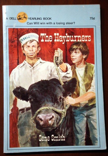 The Hayburners by Gene Smith 1975 Vintage Dell Yearling Paperback Ted Lewin Art
