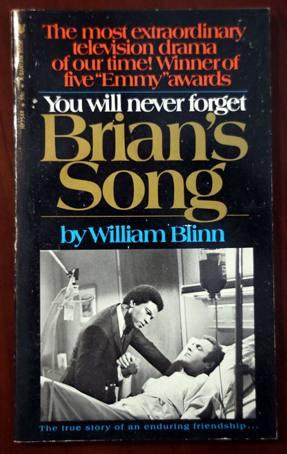 Brian's Song by William Blinn 1972 Vintage Paperback Book TV Drama BRIAN PICCOLO