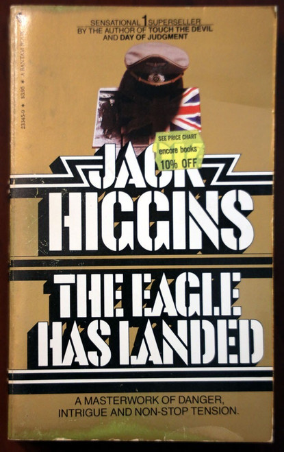 The Eagle Has Landed by Jack Higgins 1981 Bantam Books Vintage Paperback WWII