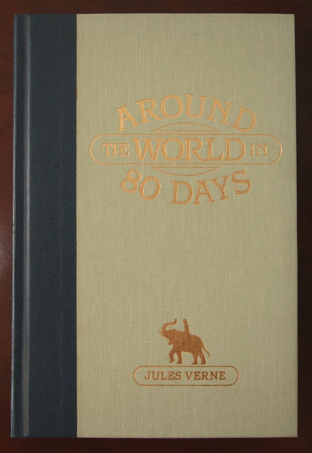 Around the World in 80 Days by Jules Verne Reader's Digest 1988 HC + Pamphlet