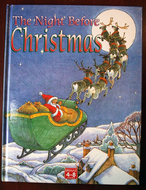 The Night Before Christmas 1993 Brimax Hardcover Illustrated by Stephanie Ryder