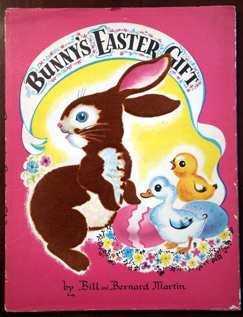 Bunny's Easter Gift by Bill & Bernard Martin 1948 Tell-Well Press Vintage Book