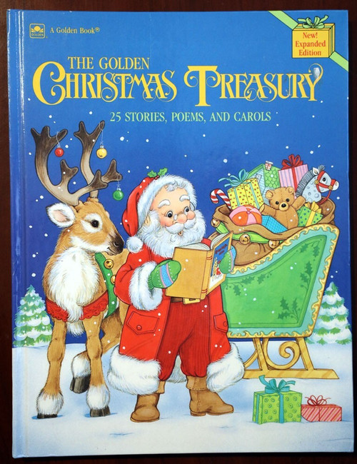 The Golden Christmas Treasury 1991 Hardcover 25 Stories, Poems & Carols