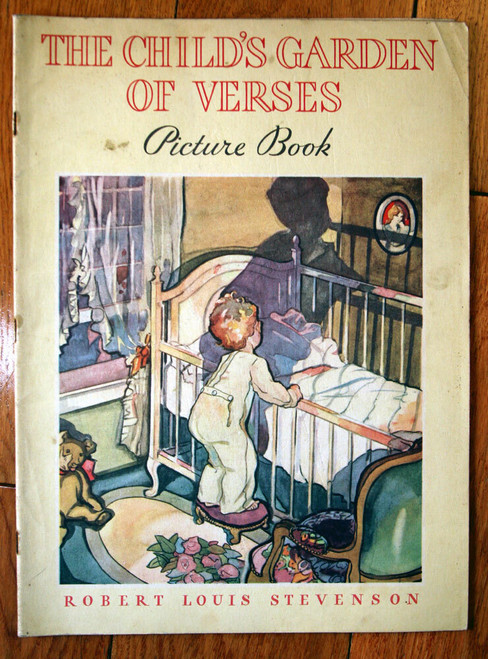 The Child's Garden of Verses Picture Book by R.L. Stevenson 1932 Whitman Vintage