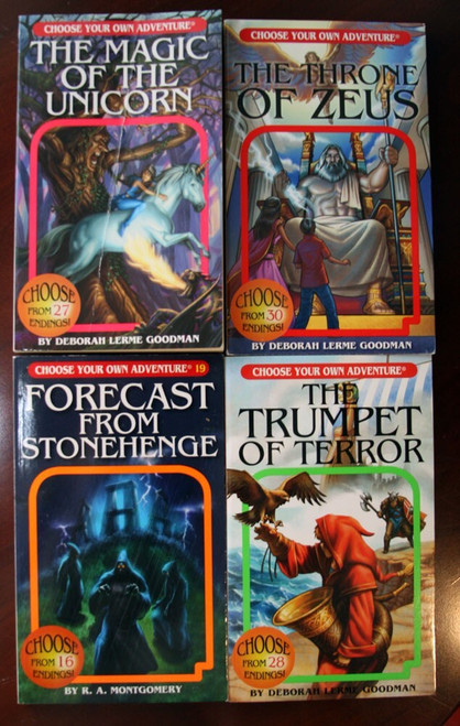 THE MAGIC OF THE UNICORN Choose Your Own Adventure Book Set Goodman