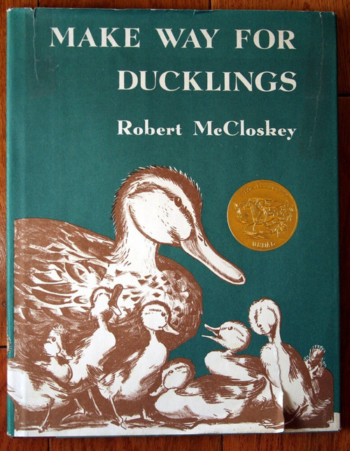 MAKE WAY FOR DUCKLINGS by Robert McCloskey 1969 HC/DJ