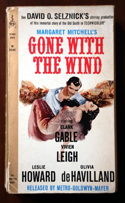 GONE WITH THE WIND - Mitchell 1961 Vintage Paperback 4th Pr. Pocket Books GWTW