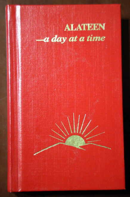 ALATEEN: A Day At A Time 1983 Red Vintage Hardcover Al-Anon Alcoholics Anonymous