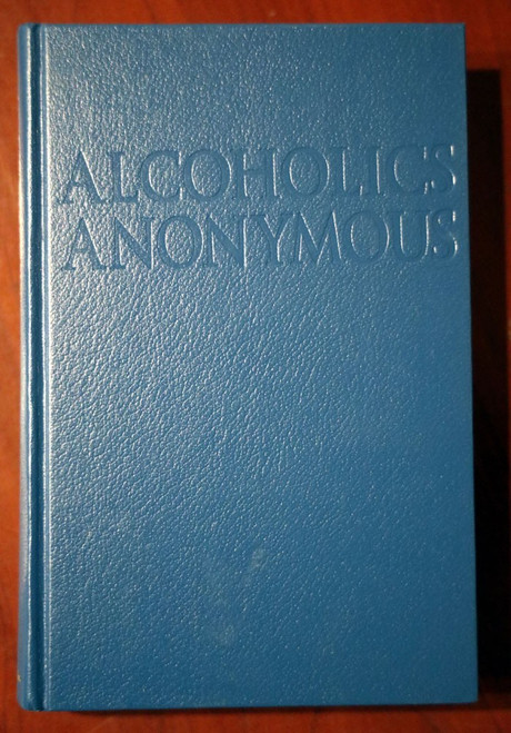 Alcoholics Anonymous A.A. FOURTH EDITION 2002 Blue Hardcover 2nd Printing VG+