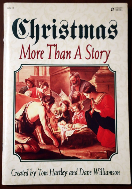 CHRISTMAS More Than a Story by Tom Hartley/Dave Williamson 1995 Sheet Music Song