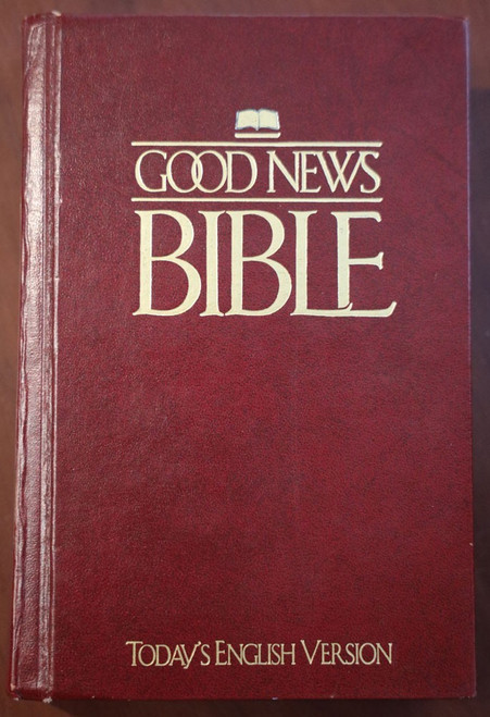 GOOD NEWS BIBLE Today's English Version 1992 - 2nd Edition ABS Red Hardcover
