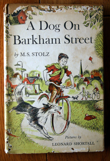 A Dog On Barkham Street by MS Stolz & Leonard Shortall 1961 HC/DJ Weekly Reader