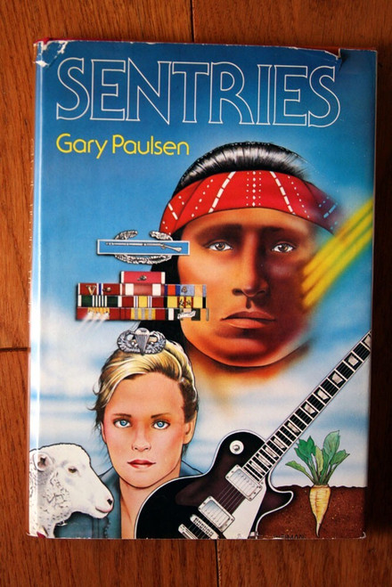 SENTRIES by Gary Paulsen 1986 SIGNED 1st First Edition HC/DJ Ojibway Indians